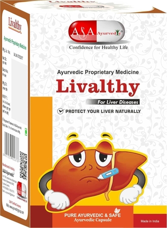 CAIRA Livalthy Medicine for Helps Fatty Liver I Liver Protection l Liver Cleanse l Liver Detox (60caps)