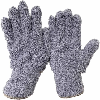 1 Pairs Microfiber Dusting Cleaning Glove Mitt Cars Windows Dust Remover Tool Reusable Cleaning Glove Household Cleaning Tools (Color : Gray)