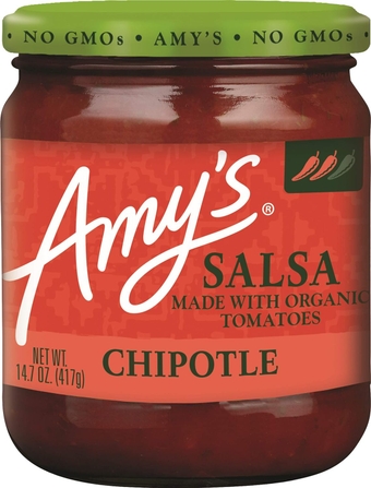 Salsa, Chipotle Salsa, Made With Organic Tomatoes, Gluten Free, Vegan Snacks, 14.7 Oz (6 Pack)