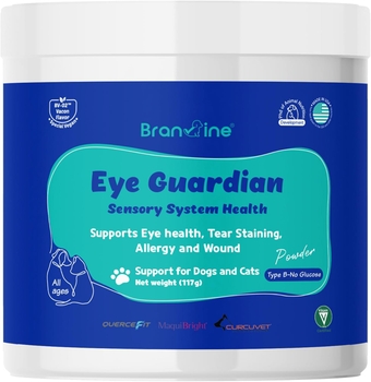 Eye Guardian for Dogs - Supports Eye Health, Tear Staining, Allergy and Wound, Vegan Bacon Flavor (90 Chewables) with MaquiBright, Lutein+Zeaxanthin and Astaxanthin (Over Weight)