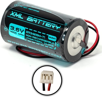 3.6v 14000mAh DSC WT4911BATT WT4911B ER34615M-T1  ALEXOR ADT Wireless Outdoor Siren Strobe Lithium-Thionyl Chloride Non-Rechargeable  Pack Replacement for DSC Wireless Outdoor Siren