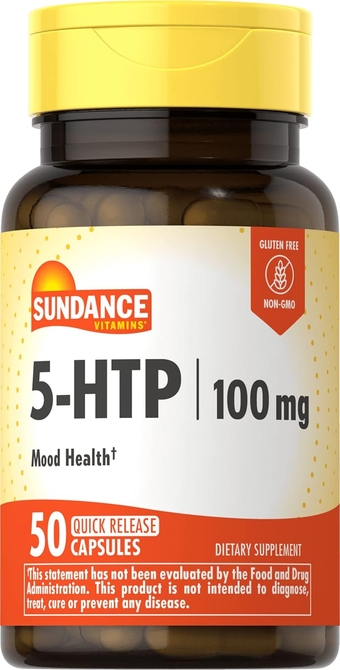 Vitamins 5-HTP 100 mg - 50 Capsules, Pack of 6