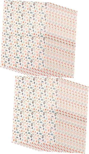 20 Sheets packaging paper for flower bouquet Printing paper Box cute flower wrapping paper floral paper for bouquets birthday present book cover fruit basket Florist Supplies bag