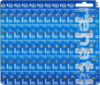 319 SR527SW  - 1.55V Silver Oxide 319 Watch Battery (100 Count)