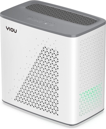 Air Purifier for Home Large Room up to 547 ft², H13 True HEPA Air Filter 20dB Air Cleaner Odor Eliminator for Allergies Smoke Dust Pollen, Light Grey