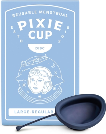Soft Menstrual Disc - Ranked 1 for Most Soft Reusable Period Disc - Removable Stem - Wear for 12 Hours - Medical-Grade Silicone - Tampon, Pad, &  Alternative - Capacity of 6 Tampons