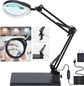 10X Magnifying Lamp with Base Stand and Clamp
