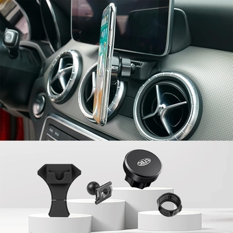Magnetic Phone Car Mount Fit for Mercedes Benz GLA Class 2015-2020 CLA-Class 2013-2019,Custom Fit Car Phone Stand for Air Vent Dashboard, Car Mount Magnet for 3-7 Inch Phone