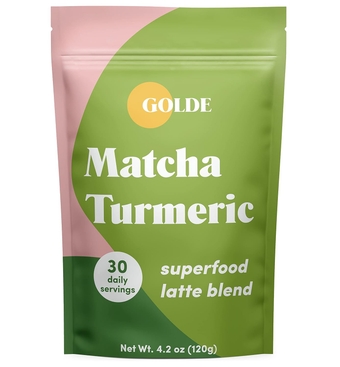 Turmeric Blend - 30 Daily Servings - Delicious Anti-inflammatory for Skin, Gut Health, Stress Balance (Matcha)