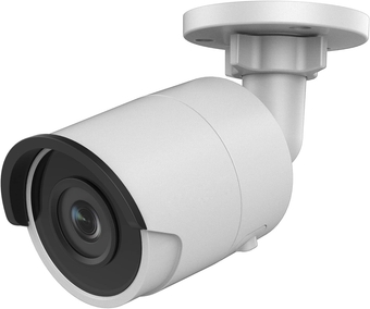 4K PoE Security IP Camera - Compatible with Hikvision DS-2CD2085FWD-I UltraHD 8MP Bullet IR Night Vision Weatherproof 2.8mm Lens, English Version, Firmware Upgradable