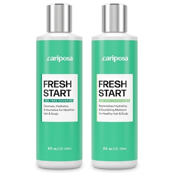Tea Tree Shampoo and Conditioner Set - Paraben & Sulfate Free Dandruff Shampoo for Women & Anti Dandruff Conditioner for Flake Free Hair & Scalp - Promotes Hair Growth & Healthy Scalp