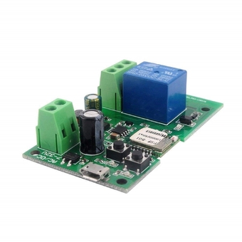 1 Channel WiFi Momentary Inching Relay Self-Lock Switch Module,DIY WiFi Garage Door Opener, Work with Alexa Google Home Nest IFTTT