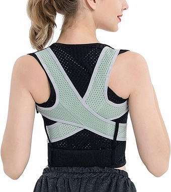 Back Brace Posture Corrector for Men and Women, Posture Corrector-Back Brace for Men and Women- Fully Adjustable Straightener for Mid, Upper Spine Support- Neck, Shoulder, Clavicle and Back Pain Relie