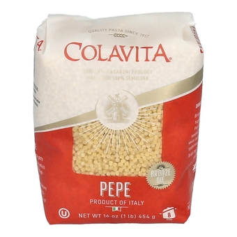 Colavita Pasta - Pepe (Acina Di Pepe), 1 Pound - Pack of 20