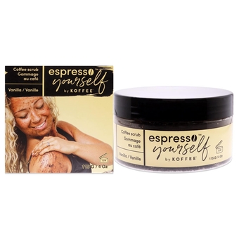 Vanilla Coffee Scrub - Exfoliating Body And Face Scrub - Polish And Smooth Skin With Ease - Invigorate Senses With Vanilla Fragrance Formula - For Naturally Radiant Skin - 4 Oz