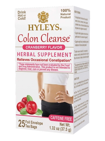 Hyleys Colon Cleanse  Cranberry Flavor - 25  Bags (1 Pack)