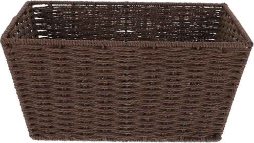 Woven Storage Basket Make up Holder Seagrass Storage Baskets Hyacinth Storage Baskets Laundry Clothes Bin Stationery Storage Basket Farmhouse Woven Hamper Paper Rope Coffee Handle