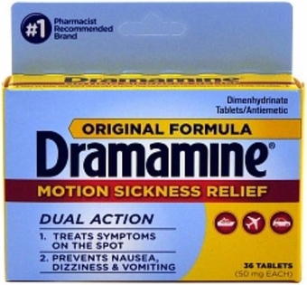 Motion Sickness Relief, Original Formula, 36 Count (Pack of 4)
