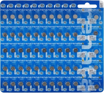 377 SR626SW  - 1.55V Silver Oxide 377 Watch Battery (100 Count)