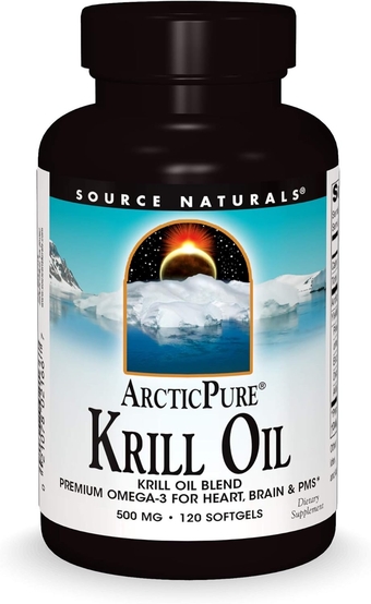 ArcticPure Krill Oil, Omega-3 for Health Support, 500 MG - 120 Softgels