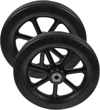 1 Pair Wheelchair Wheel Replacement Wheels Replacement Wheels Parts Small Sturdy Wheels Replaceable Wheel Useful Front Wheel Durable Front Wheel Metal Tire Elderly Multipurpose