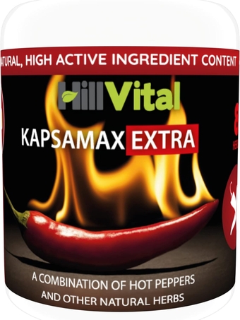 Hill Vital KAPSAMAX Extra Balm| A Combination of hot Pepper and Other Natural Herbs for Intense Muscle Pain, Muscle Fatigue, Muscle spasm