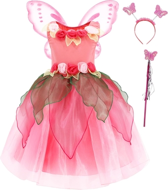 Princess Costume for Girls Princess Dress Halloween Fancy Party Dress Princess Dress Up Clothes for Little Girls