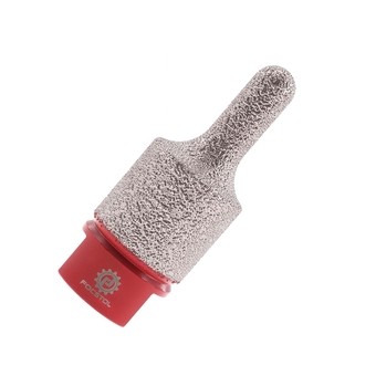 Diamond Finger Milling Bits - 3/8''-1''(10-25mm) Core Drill Bit for Enlarging Grinding and Shaping Existing Holes in Tile Porcelain Ceramic Marble Granite 5/8''-11 Thread