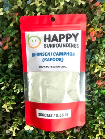 Bhimseni Camphor Tablet 100% Natural Camphor Tablets - for Pooja & Meditation (200g)