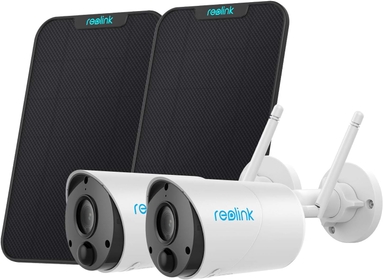 Solar WiFi Camera Security Outdoor, Wireless Battery Powered, 3MP, 2-Way Talk, Night Vision, PIR Motion Detection, Works with Alexa/Google Assistant for Home Surveillance, IP65 Waterproof