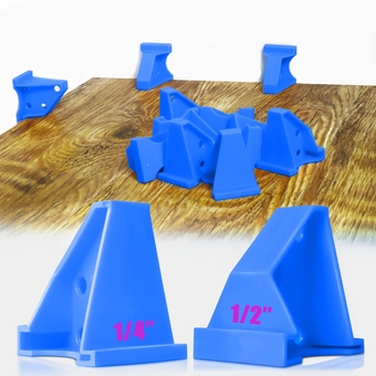 Flooring Spacers,  1/4'' Gap & 1/2'' Gap, Laminate Wood Flooring Tools - Compatible Install Any Laminate Flooring, Vinyl Plank, Engineered Hardwood, Bamboo, LVT, Subfloor Panels(20pcs).