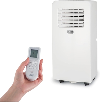 8,000 BTU Portable Air Conditioner with Remote Control, White