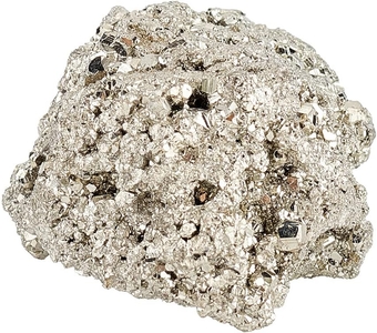 Natural Pyrite Cluster, Healing Crystal Gemstone Gold Rock Mineral Specimen Gemstone for Home Decor Display Decorative