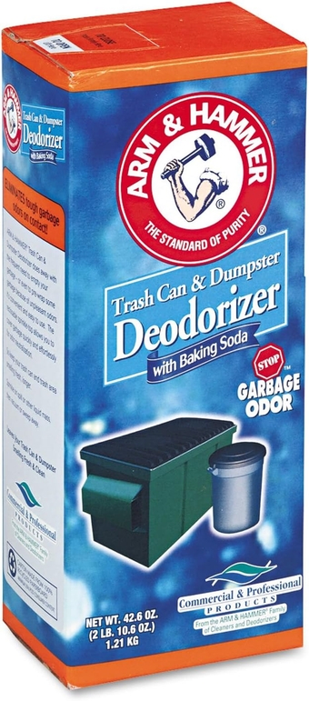 &  3320084116 Trash Can & Dumpster Deodorizer, Sprinkle Top, Original, Powder, 42.6oz