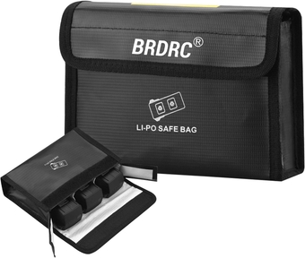 Mavic 3 Pro LiPo Battery Safe Bag Explosion-Proof Batteries Storage Bag Fireproof Safety Protection Case for DJI Air 3/Mavic 3 Pro/Mavic 3/Mavic 3 Classic/Mavic 3 Cine (for 3 Batteries)