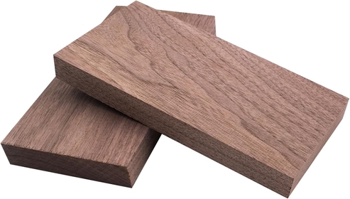 2 PCS Walnut Lumber 7/8'' x 4'' x 8'' Unfinished Walnut Wood Sheets Walnut Board for Crafts, Scroll Saw, Woodworking, School DIY Projects, Laser Cutting and Engraving, CNC Cutting, Painting, Fretwork