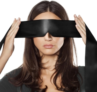 Satin Sleep Mask - Comfortable Eye Mask Blindfold for Women Men Soft Adjustable Blackout Eye Cover Shade for Night Sleeping Travel Meditation Pure Black Valentine's Day Gift 160cm/63in