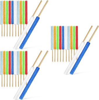 36 Pcs Detail Brush Cleaner Small Space Duster Brush Cleaning Duster Sticks Gap dust Cleaner Gap Duster for Cleaning Mini Tools Blind Cleaner Brush air Conditioner Fiber Deck