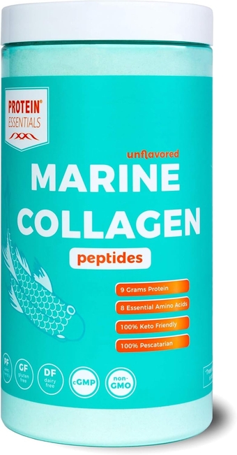 Marine Collagen Peptides (10.6oz) - 9g , 18 Total Amino Acids - from Whitefish to Support Joints, Skin, Hair, Nails, & Digestive Health -   - Unflavored