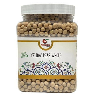 SPICE SHOP Whole Yellow Peas - 3 Pound (lbs.) Dry Yellow Peas - Pure & All-Natural Beans - Healthy & Delicious - Protein & Fiber Rich Peas - Great for Soup, Stews, & Curries - Gluten Free