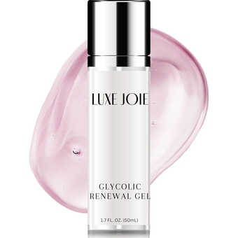 Glycolic Renewal Gel Facial Serum Anti-Aging Anti-Wrinkle Fine Lines Squalene Retinol Vitamin A E Green Tea