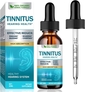 Tinnitus Relief for Ringing Ears, Natural Herbal Tinnitus Ear Ringing Relief, Effectively Reduce Ear Noise for Men & Women