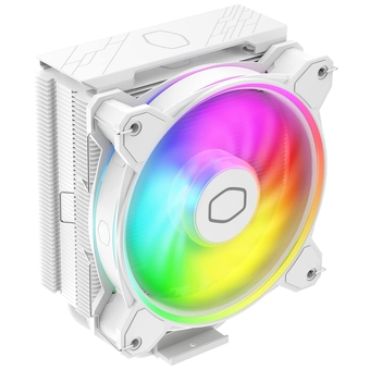 Hyper 212 Halo White CPU Air , 120 Halo² Fan, Dual Loop ARGB, Aluminum Top Cover, 4 Copper Heat Pipes,154mm Tall, Brackets AMD Ryzen AM5/AM4, Intel LGA1700/1200 (RR-S4WW-20PA-R1)