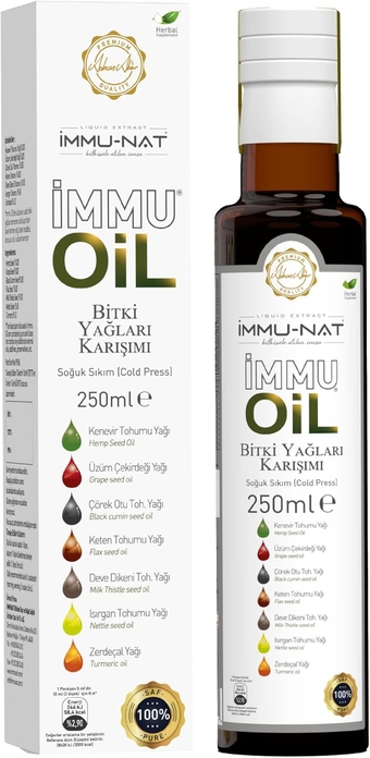 Cold-Pressed Seed Oils Supplement - Hemp, Grape, Flax, Black Cumin, Milk Thistle, Nettle, Turmeric -Omega 3-6-9, Vitamins, Minerals for Heart, Cognitive, Digestive Health, Vegan 8.5oz