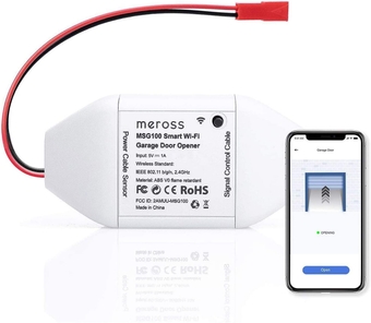 Smart WiFi Garage Door Opener Remote, App Control, Works with Alexa, Google Assistant and SmartThings, No Hub Needed