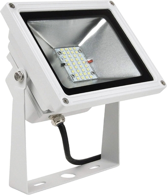 LED 28 Watt White Outdoor Floodlight, CLT-FLD-28W-WH-50, 120-277Volt, IP65, Color Temp 5000K