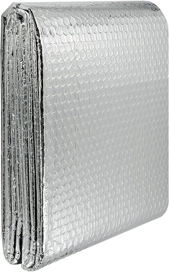 Bubble Foil Insulation, 24 in X 10 Ft Winter Window Insulation, Aluminum Insulation Sheet RV Winterizing Insulation, PVC Pipe Insulation, Garage Door Insulation Panels