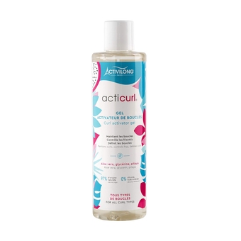 Acticurl Curl Activator Gel Aloe Vera Glycerin Pitaya - Perfect Hold and Definition for Shiny, Frizz-Free Curls - 260 ml