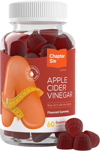 - Apple Cider Vinegar Gummies Kosher & Delicious ACV for Women Men Raw with The Mother Detox Support Cleanse Gut Health Metabolism 60 Flavored