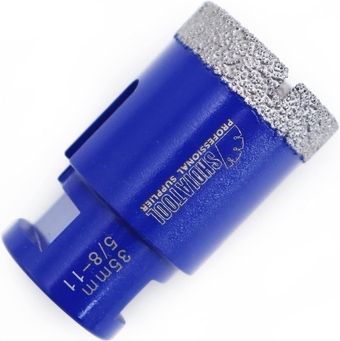Diamond Drilling Bits 1-3/8 Inch for Porcelain Ceramic Tile Marble Brick Dry Core Drill Bits Hole Saw 35mm